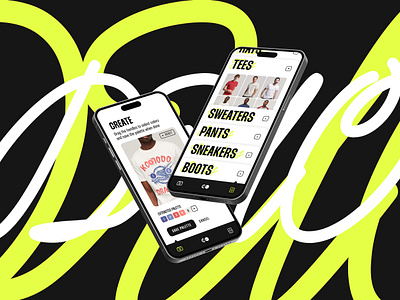 Duo: Concept graphic design mobile app ui visuals