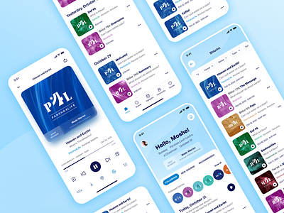 Path4Life podcast app app app design design jewish podcast podcast app ui ux ui design ux ux design