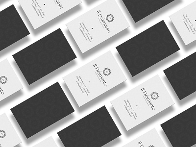 Il Diamante - Business Cards black black and white business cards clean design corporate graphic design jewerly logo minimal minimal design simplo font wgite