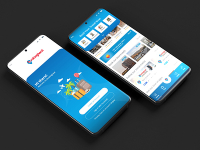 Booking App Client Project BookingHaat app concept mockup portfolio travel ui