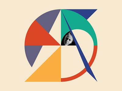 MARIANNE AHLFELD-HEYMANN abstract bauhaus color digital art frauhaus geometric illustration poster design shape