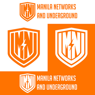 Manila Networks and Underground emblem logo monogram