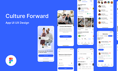 Culture Forward figma mobile app design mobile app ui ui ui design ui ux design