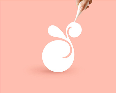Crémeuse - Display Font Type alphabet cake character cream dessert fun hand logo logotype pastries peach spring sweet type type design typography whisk word y