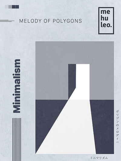 Melody of Polygons — A study of minimalism branding contemporary graphic design illustration logo minimal minimalism poster posterart