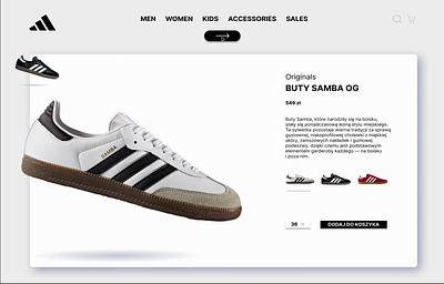 Adidas Samba OG adidas figma motiondesign
