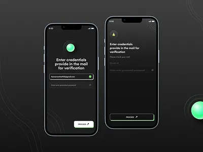 Onboarding Screen mobile app