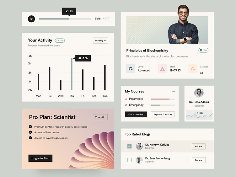 Skolar Educational Platform by Halo UI/UX for HALO LAB on Dribbble