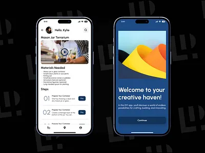 Creative DIY Ideas Mobile App Guided DIY Video Tutorials ✨ app designer crafting crafting and art creative diy diy app diy art gallery diy repair diy tech diy toolkit diy tutorials app do it yourself gardening home improvement home improvement app interior design app mobile designer project inspiration app recycling app uxui woodworking projects app