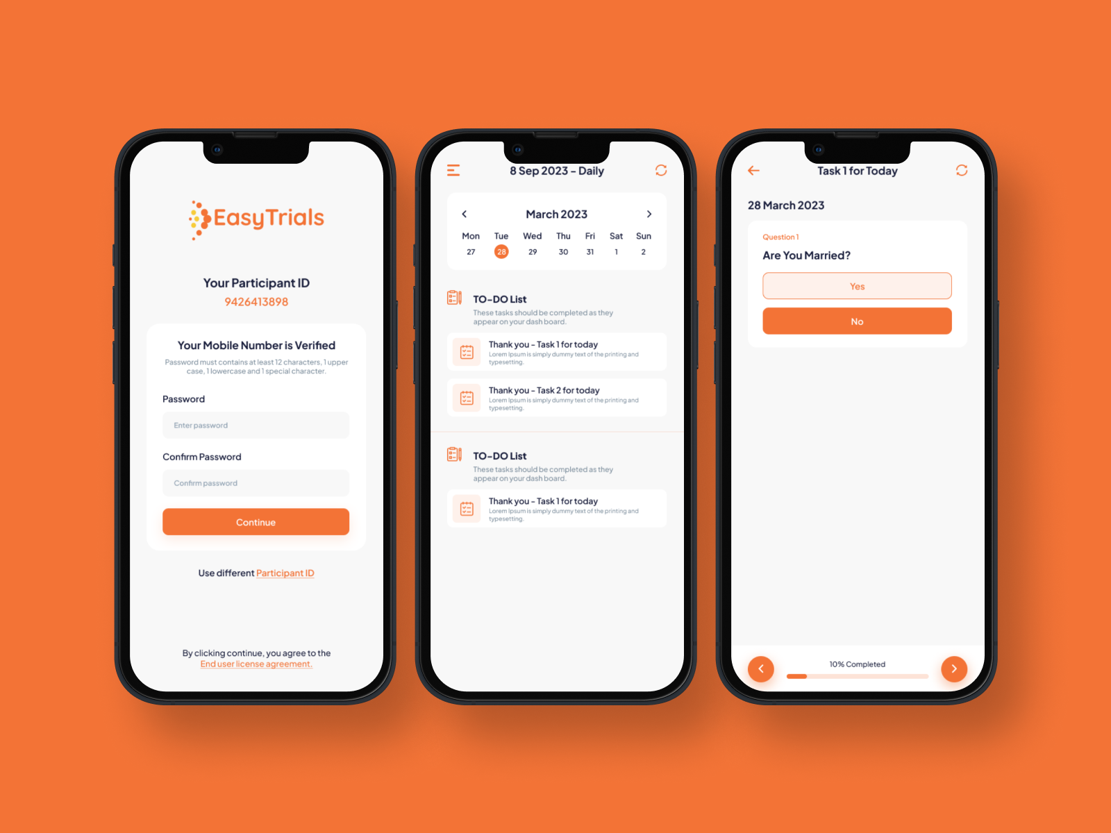 Easytrials to do app design by masum ahammad on dribbble