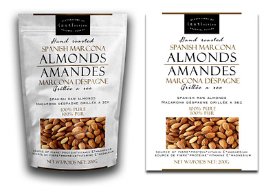 Product packaging - Almonds design packaging product