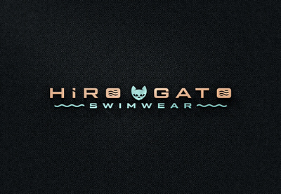Hiro Gato cat design hiro logo magazine shop store swimwear web store