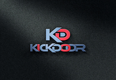 KickDoor design door esports gamimg kick logo