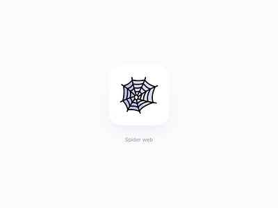 Spider web vector