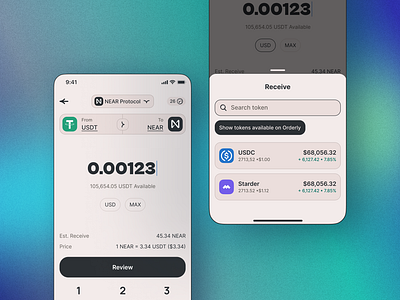 Crypto Swaps app crypto design neobrutalism product typography ui ux