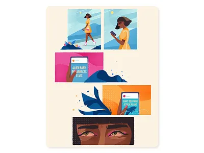 Be sceptical of headlines | Meta 001 art art direction artist artwork book book cover branding campaign character editorial graphic design headline illustration magazine news portrait poster design print procreate