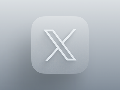 X Icon Replacement app branding icon iphone twitter x