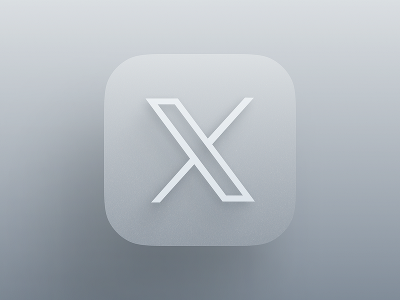 X Icon Replacement app branding icon iphone twitter x
