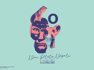 Moresca art direction collage illustration restaurantbranding