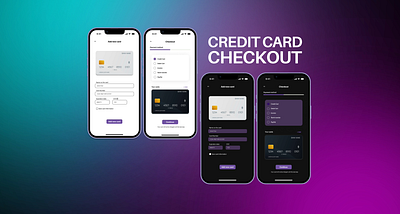 DailyUI #002 - Credit Card Checkout app checkout creditcard creditcardcheckout dailyui dailyui002 darkmode ios lightmode ui