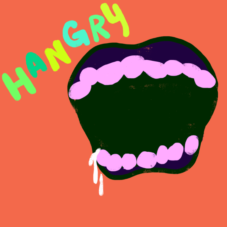 Hangry Illustrated GIF animation gif ginger juel ginger rae hangry illustration minnesota mn ohgraet