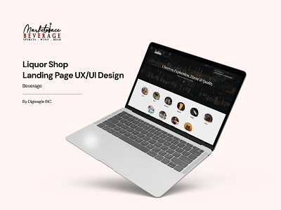 Beverages Landing Page | Liquor Shop | UX/UI | Website Design beverage ecommerce figma landingpage liquor ui ux website