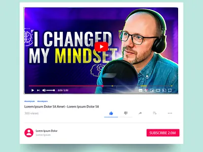 Youtube Video Thumbnail Design ads advertising banner design facebook graphic design instagram poster social media social media post thumbnail thumnail video video thumbnail web web banner youtube youtube thumbnail