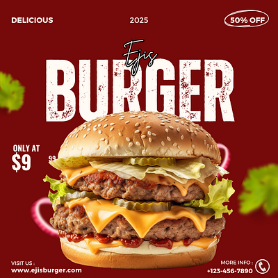 BURGER FLYERS branding graphic design logo