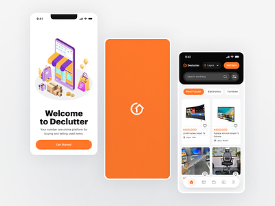 Declutter Mobile App figjam figma mabel okeke mabelpraise mobile app mobile design mobile designer the good designer ui uiux uiux design uiux designer user experience design user experience designer user interface design user interface designer ux