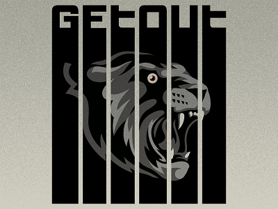 Get Out cage design get out graphic design illustration illustrator lion vector