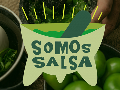 Salsa Brand Logo Design Playful and Bright bold branding foodlogo graphic design logo logodesign playful salsalogo trendy