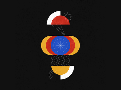 Geometric compositons vol. 4. - No. 2 abstract composition geometric illustration