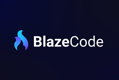 BlazeCode - Logo brand animation / intro animation blazecode brand it logo motion graphics
