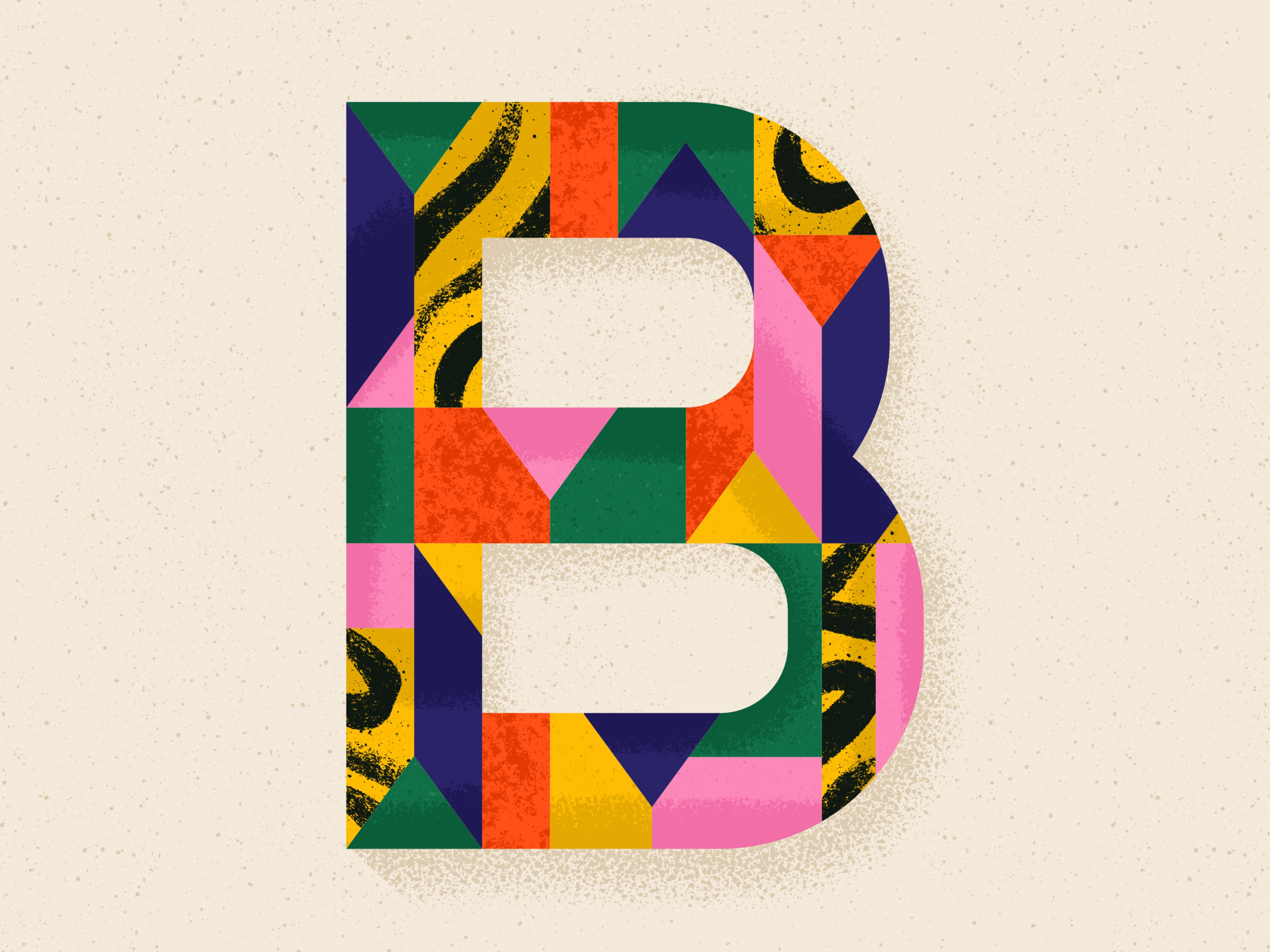 36 Days Of Type 2023 - Letter B By Renáta Jakab On Dribbble