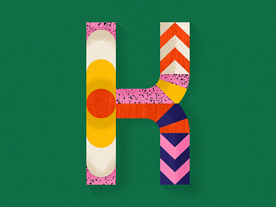 36 Days of Type 2023 - Letter K 36daysoftype abstract geometric illustration type typedesign