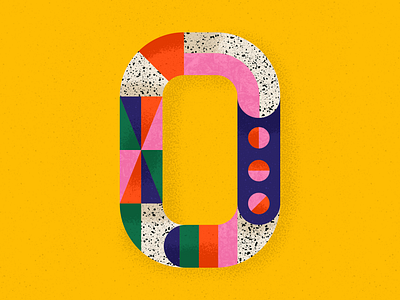 36 Days of Type 2023 - Letter O 36daysoftype abstract geometric illustration type typedesign typography