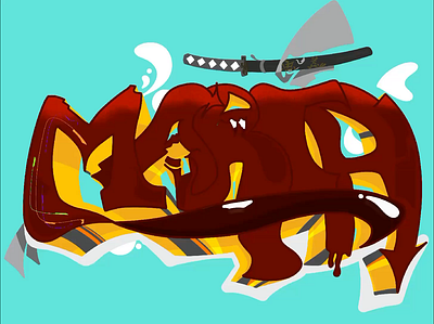 Ma amarillo artist artwork draw graffiti idea ideas ilustration maria procreate red rojo ui yellow