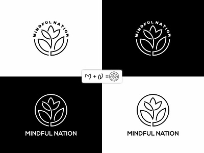 MN FLOWER branding graphic design logo