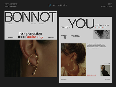 Bonnot Paris rebranding & website design branding creative design graphic design interface minimalistic typography ui ui design ui ux ux ux design web web design