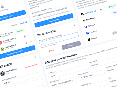 SwiftPay - Fintech crypto payment project accounting bonus crypto dashboard design discovery fiat finance fintech invoice payroll product research saas salary system ui ux ux design web3