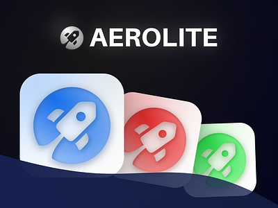 AEROLITE - Daily Icon Challenge #dailylogochallenge app applogo boost branding dailylogochallenge design graphic design illustration logo motion graphics typography ui ux vector viral