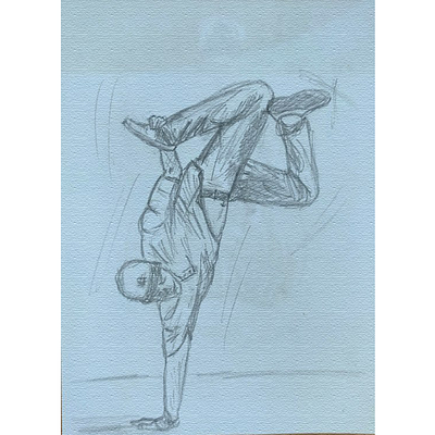 Dancing boy amazing animation art black and white book dance draw graphic design new paint pen pencil sport ui