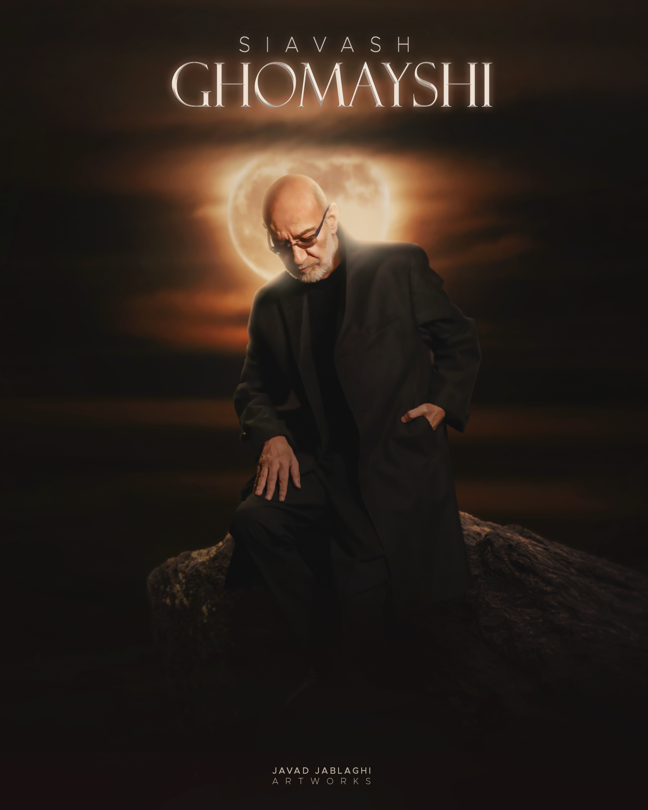 Siavash Ghomayshi art design digital paint edit fan art ghomayshi graphic graphic design illustration javad jablaghi painting photomontage siavash ghomayshi