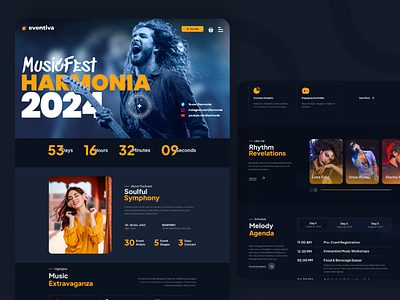 Music and Bands Event Conference Landing page concert landing page concert ui design concert website event website music concert design music concert landing page music event landing page music landing page music website newsletter website soloist concert stage map stage map design ticket design ticket landing page website stage map website ticket world concert