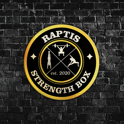 Raptis Strength Box Center branding design graphic design illustration logo typography