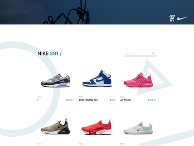 Catálogo de Zapatillas: Una Muestra de Estilo sneakers ui web