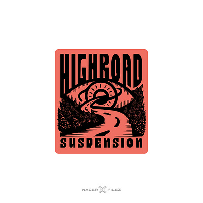 HighRoad Suspension 2 badge creative creativity dream dreamy emblem eye highroad illustration illustrator logo psychedelic psychedelic logo suspension vector vector art vintage vintage logo