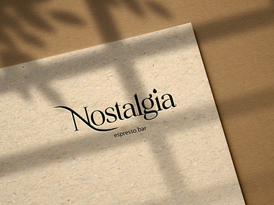 Nostalgia Espresso Bar branding design graphic design illustration logo typography