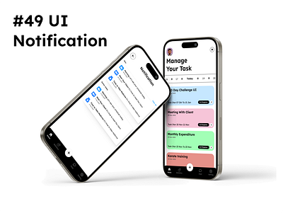 #49 UI Notification animation branding challenge dailyui design graphic design illustration logo ui uiux