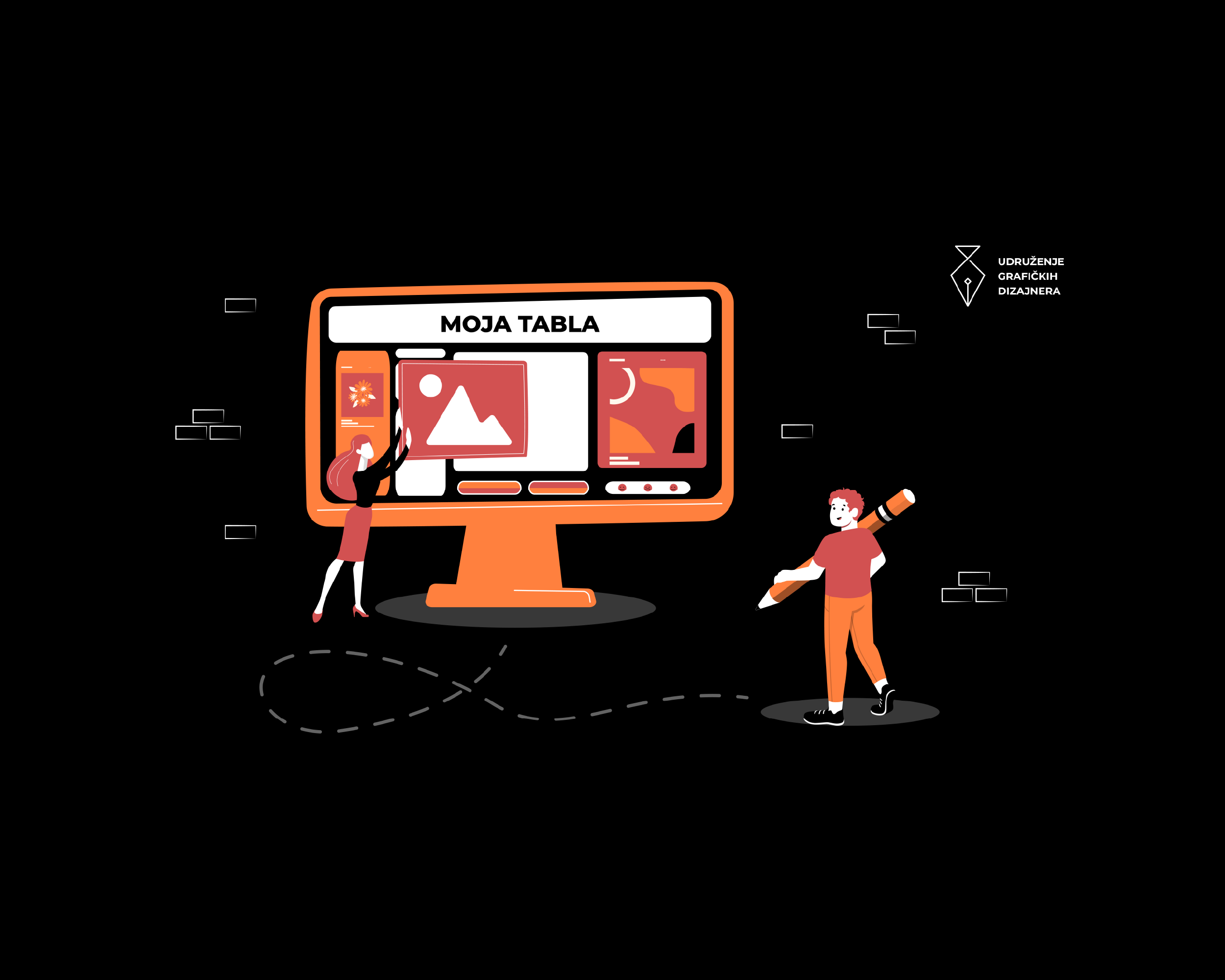 Digital mood board board design digital graphic design illustration mood board pinterest vector